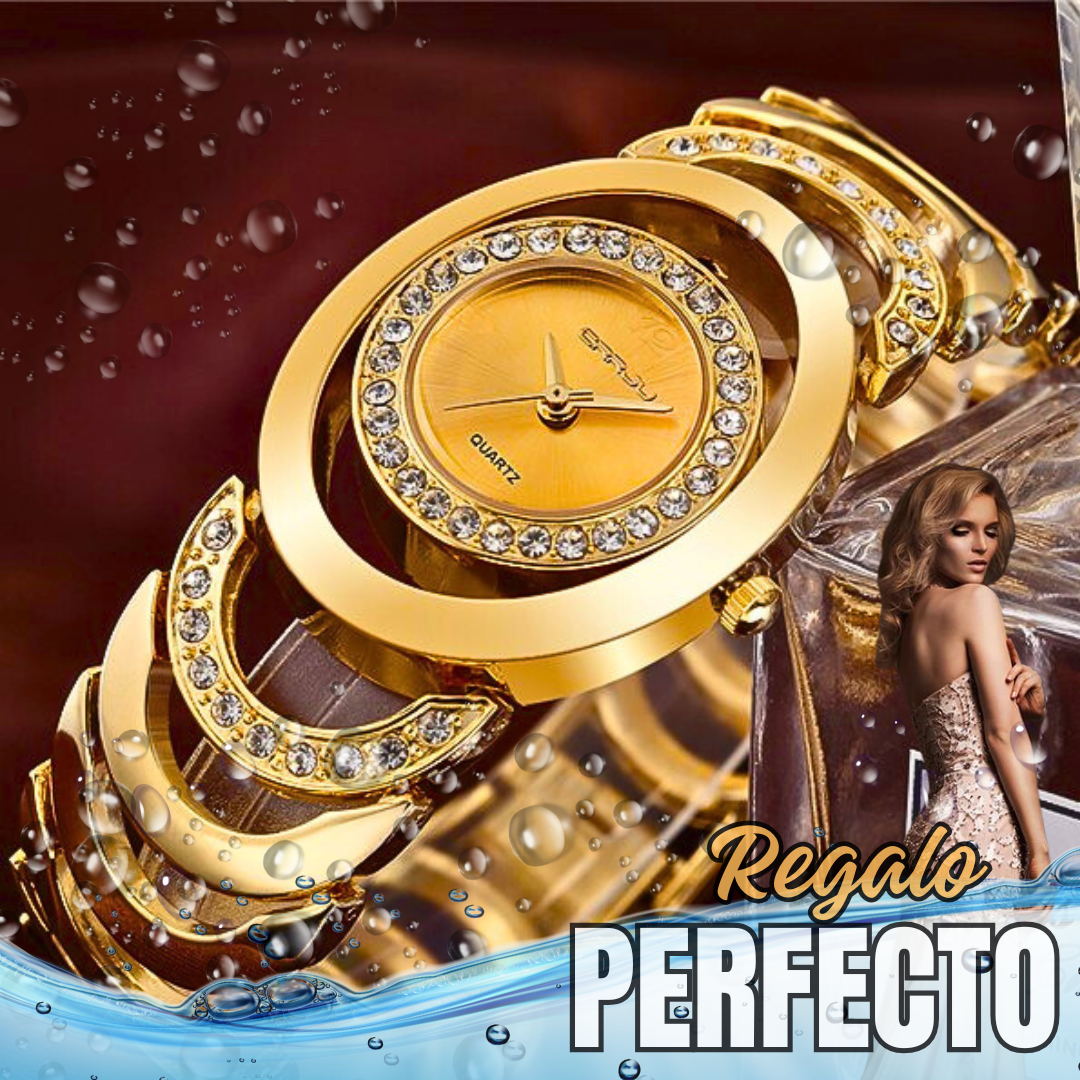 Reloj glamuroso CRRJU A2 GOLDEN